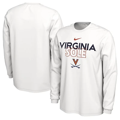 Nike Virginia Cavaliers 2023 On Court Bench Long Sleeve T-Shirt