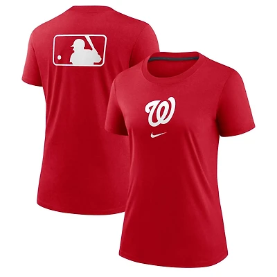 Nike Washington Nationals Authentic Collection Early Work Tri-Blend T-Shirt