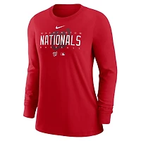 Nike Washington Nationals Authentic Collection Legend Performance Long Sleeve T-Shirt