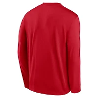 Nike Washington Nationals Authentic Collection Team Logo Legend Performance Long Sleeve T-Shirt