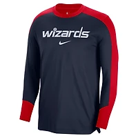 Nike Washington Wizards 2024 25 Authentic Pre-Game Legend Long Sleeve Shooting Shirt