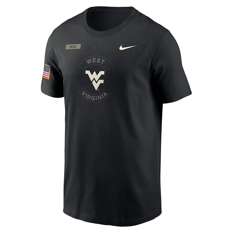 Nike West Virginia Mountaineers 2025 Military Appreciation Performance T-Shirt