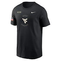 Nike West Virginia Mountaineers 2025 Military Appreciation Performance T-Shirt