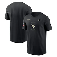 Nike West Virginia Mountaineers 2025 Military Appreciation Performance T-Shirt