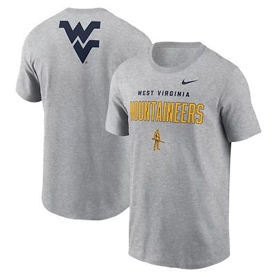 Nike West Virginia Mountaineers Campus 2-Hit Primary Mascot T-Shirt