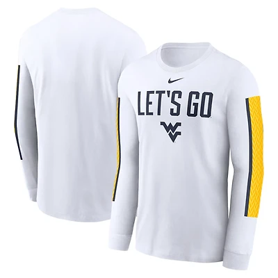 Nike West Virginia Mountaineers Local Spirit Slogan Long Sleeve T-Shirt
