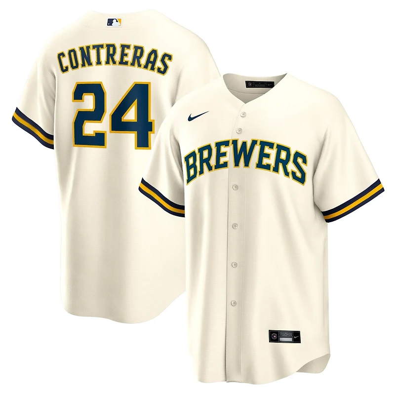 Nike William Contreras Milwaukee Brewers Home Replica Jersey