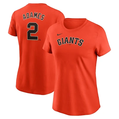 Nike Willy Adames San Francisco Giants Fuse Name  Number T-Shirt