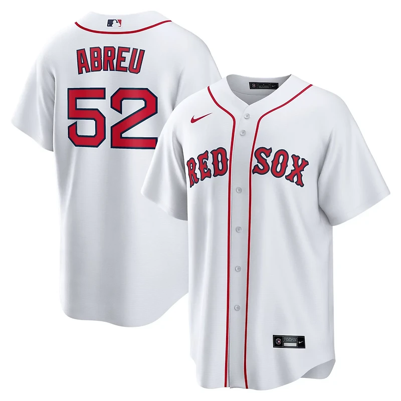 Nike Wilyer Abreu Boston Red Sox Home Replica Jersey