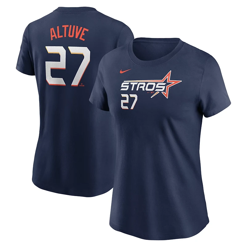 Nike Women's Houston Astros Jose Altuve Fuse City Connect 2.0 Name & Number