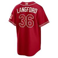 Nike Wyatt Langford Texas Rangers 2026 City Connect Stadium Jersey
