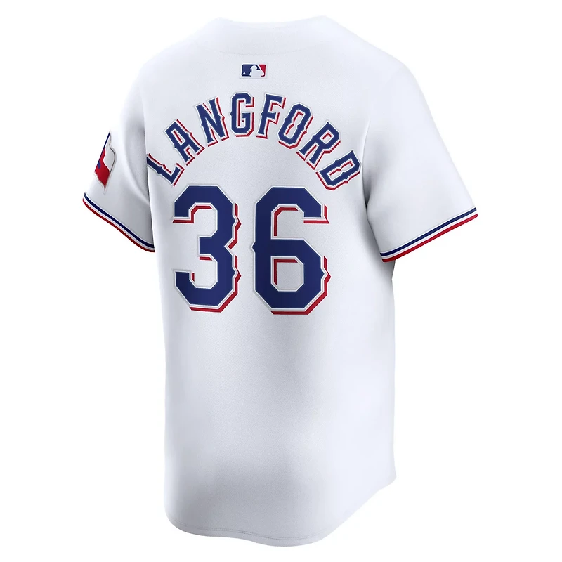 Nike Wyatt Langford Texas Rangers Home Limited Player Jersey