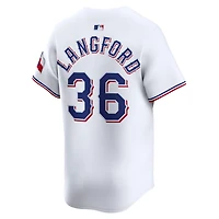 Nike Wyatt Langford Texas Rangers Home Limited Player Jersey