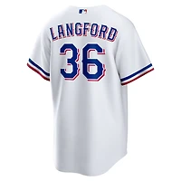 Nike Wyatt Langford Texas Rangers Home Replica Jersey