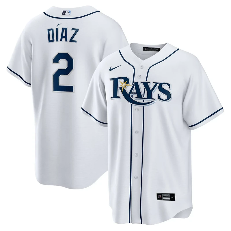 Nike Yandy Daz Tampa Bay Rays Home Replica Player Jersey