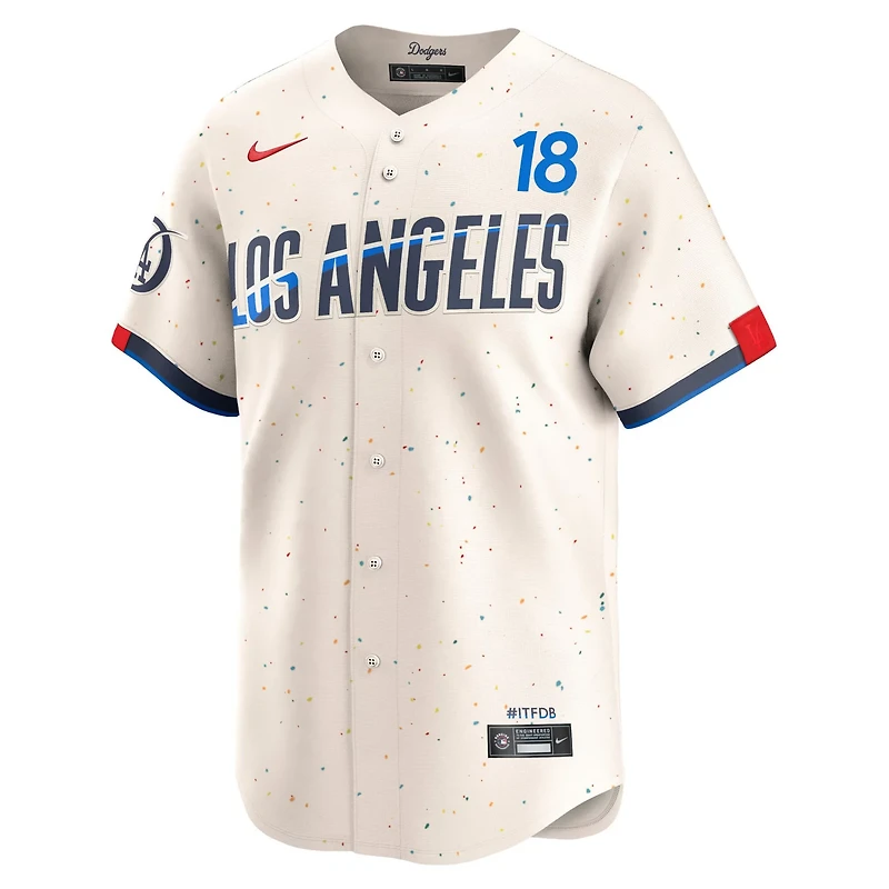 Nike Yoshinobu Yamamoto Los Angeles Dodgers City Connect Limited Player Jersey