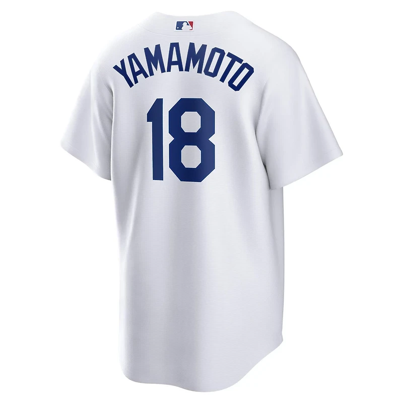 Nike Yoshinobu Yamamoto Los Angeles Dodgers Home Replica Jersey
