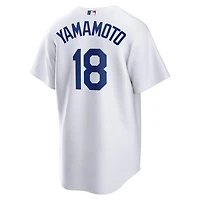 Nike Yoshinobu Yamamoto Los Angeles Dodgers Home Replica Jersey