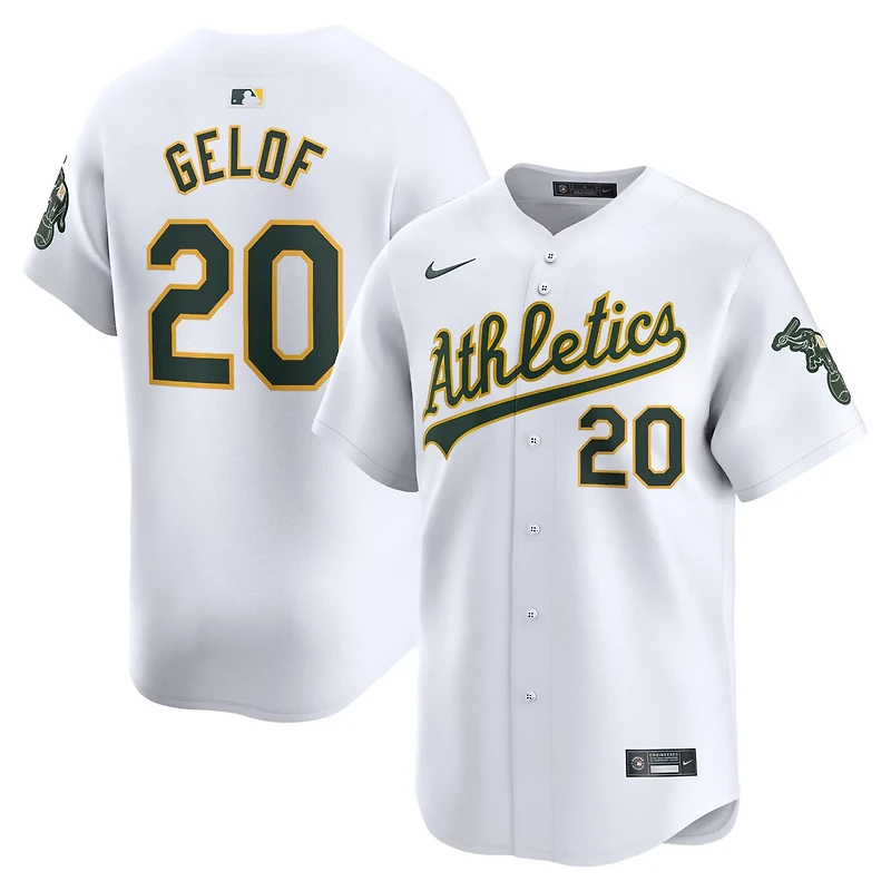 Nike Zack Gelof Athletics Home Limited Player Jersey