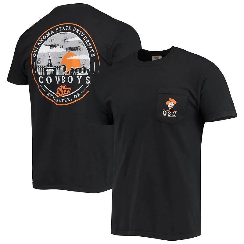 Oklahoma State Cowboys Circle Campus Scene T-Shirt