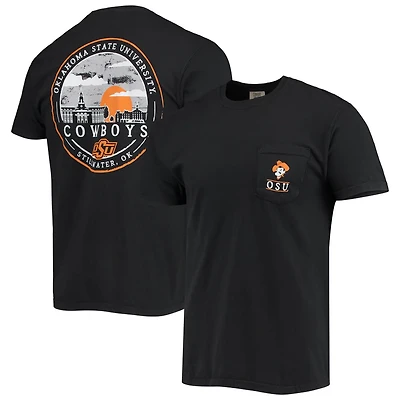 Oklahoma State Cowboys Circle Campus Scene T-Shirt