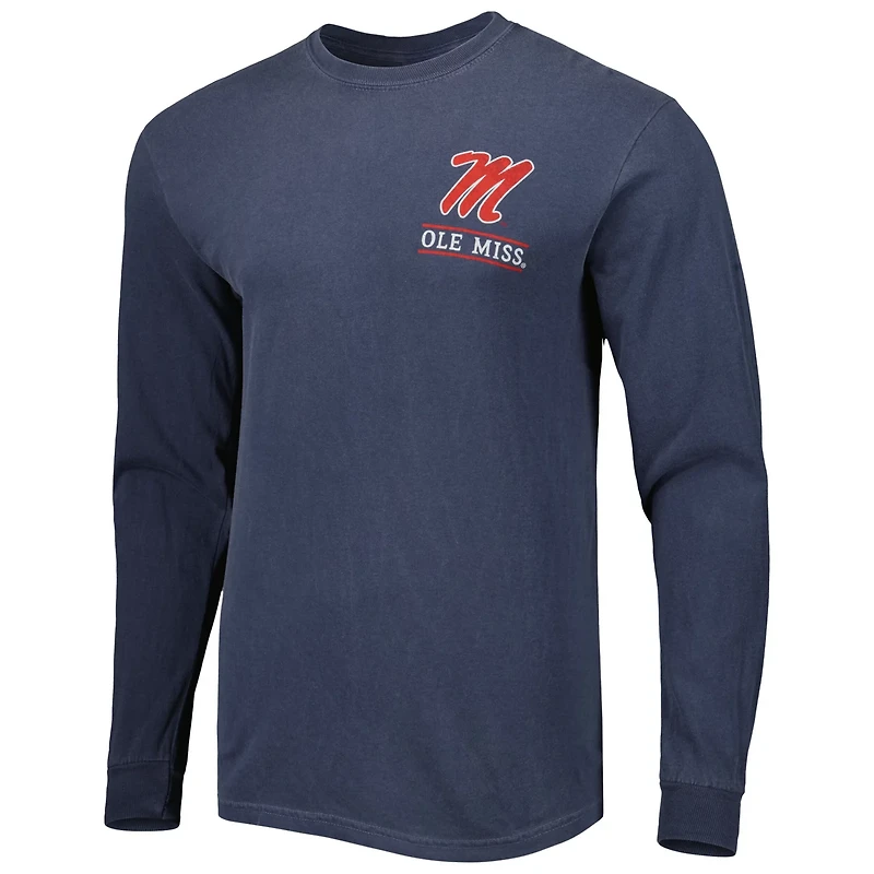 Ole Miss Rebels Circle Campus Scene Long Sleeve T-Shirt
