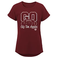 Outerstuff Girls' Texas A&M University Go Team T-shirt