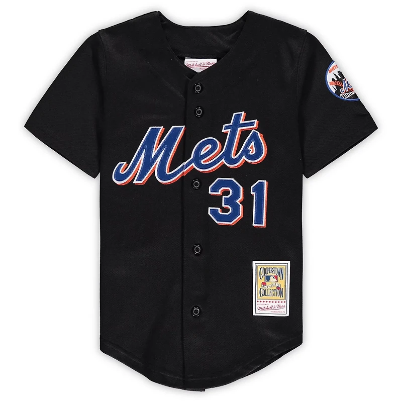 Preschool  Mitchell Ness Mike Piazza New York Mets Cooperstown Collection Mesh Jersey