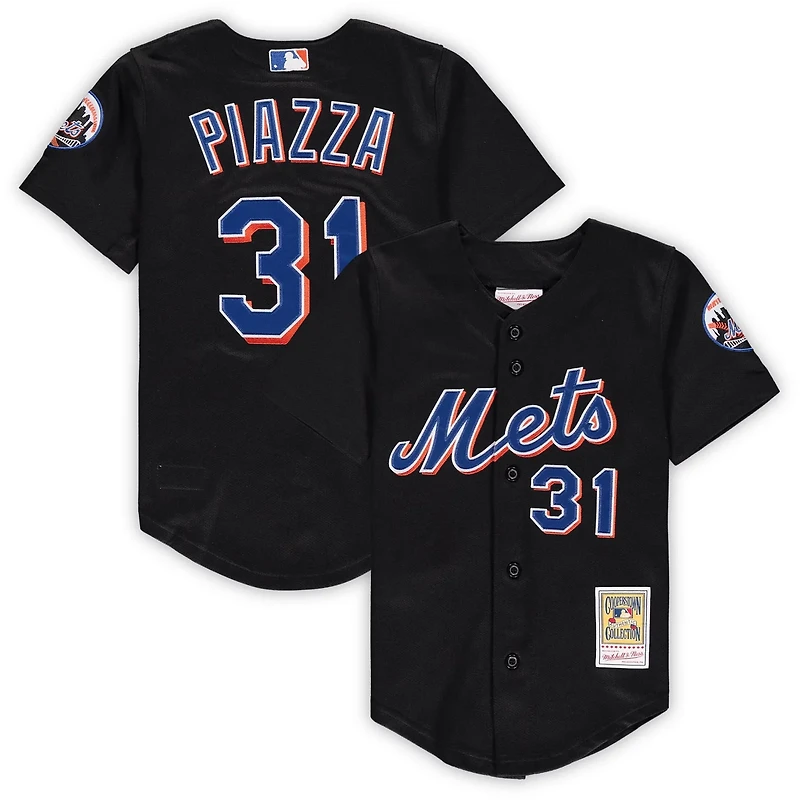 Preschool  Mitchell Ness Mike Piazza New York Mets Cooperstown Collection Mesh Jersey