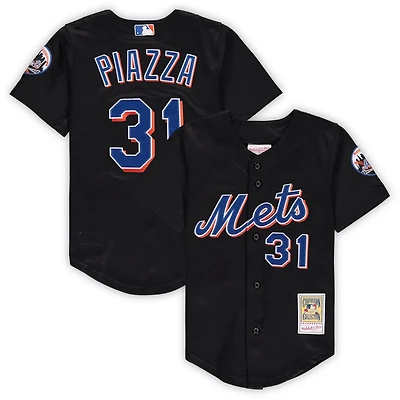 Preschool  Mitchell Ness Mike Piazza New York Mets Cooperstown Collection Mesh Jersey