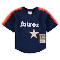 Preschool  Mitchell Ness Nolan Ryan Houston Astros Cooperstown Collection Mesh Batting Practice Jersey