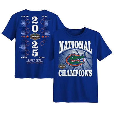 Preschool Florida Gators 2025 NCAA Men's Basketball National Champions Bracket T-Shirt