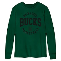 Preschool Hunter Milwaukee Bucks Around the Block Long Sleeve T-Shirt