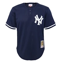 Preschool Mitchell  Ness Derek Jeter New York Yankees Cooperstown Collection Mesh Batting Practice Jersey