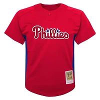 Preschool Mitchell  Ness Roy Halladay Philadelphia Phillies Cooperstown Collection Mesh Batting Practice Jersey