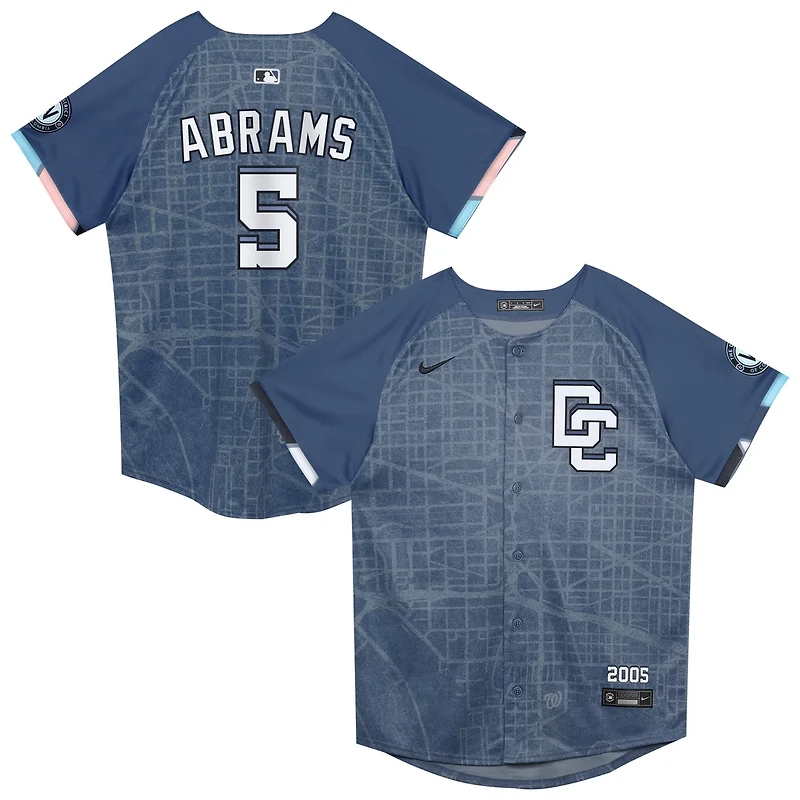 Preschool Nike CJ Abrams Washington Nationals City Connect 2025 Limited Jersey