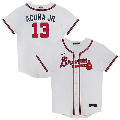 Preschool Nike Ronald Acua Jr Atlanta Braves Home Replica 20 Player Jersey