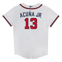 Preschool Nike Ronald Acua Jr Atlanta Braves Home Replica 20 Player Jersey