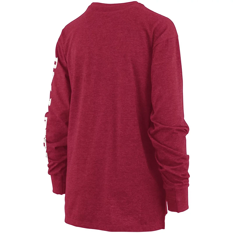 Pressbox Alabama Tide Two-Hit Canyon Long Sleeve T-Shirt