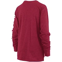 Pressbox Alabama Tide Two-Hit Canyon Long Sleeve T-Shirt