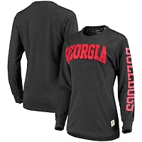 Pressbox Georgia Bulldogs Two-Hit Canyon Long Sleeve T-Shirt