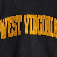Pressbox Heathered West Virginia Mountaineers Two-Hit Canyon Long Sleeve T-Shirt
