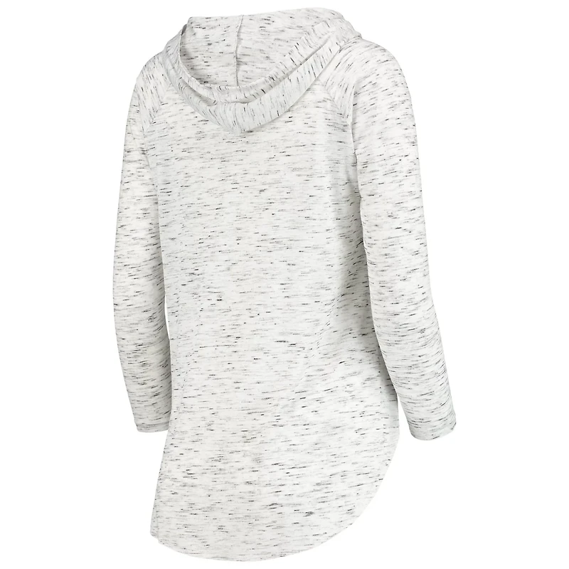 Pressbox Iowa State Cyclones Space Dye Lace-Up V-Neck Long Sleeve T-Shirt