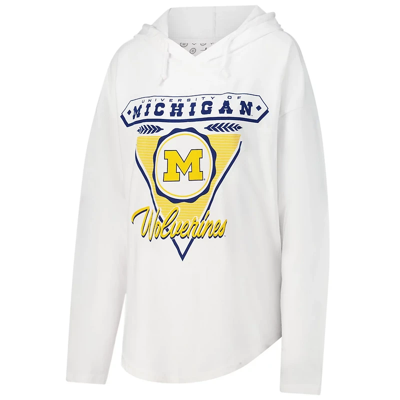 Pressbox Michigan Wolverines San Bruno Hoodie Long Sleeve T-Shirt