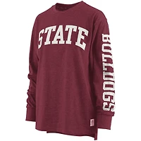 Pressbox Mississippi State Bulldogs Two-Hit Canyon Long Sleeve T-Shirt