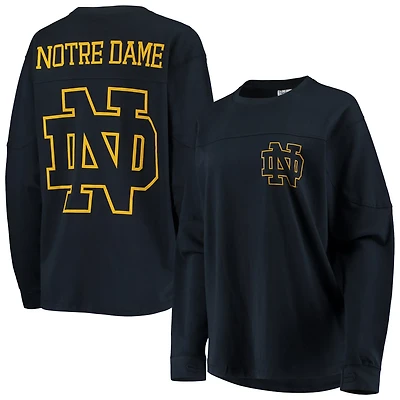 Pressbox Notre Dame Fighting Irish The Big Shirt Oversized Long Sleeve T-Shirt