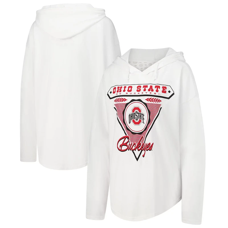 Pressbox Ohio State Buckeyes San Bruno Hoodie Long Sleeve T-Shirt