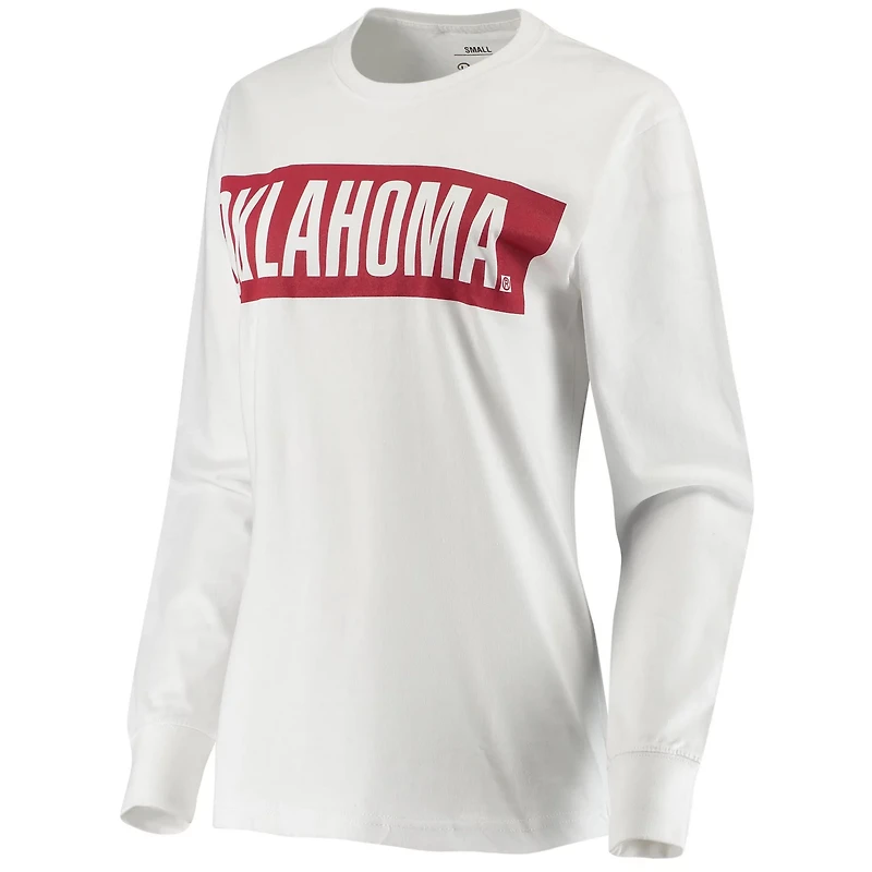 Pressbox Oklahoma Sooners Big Block out Long Sleeve T-Shirt