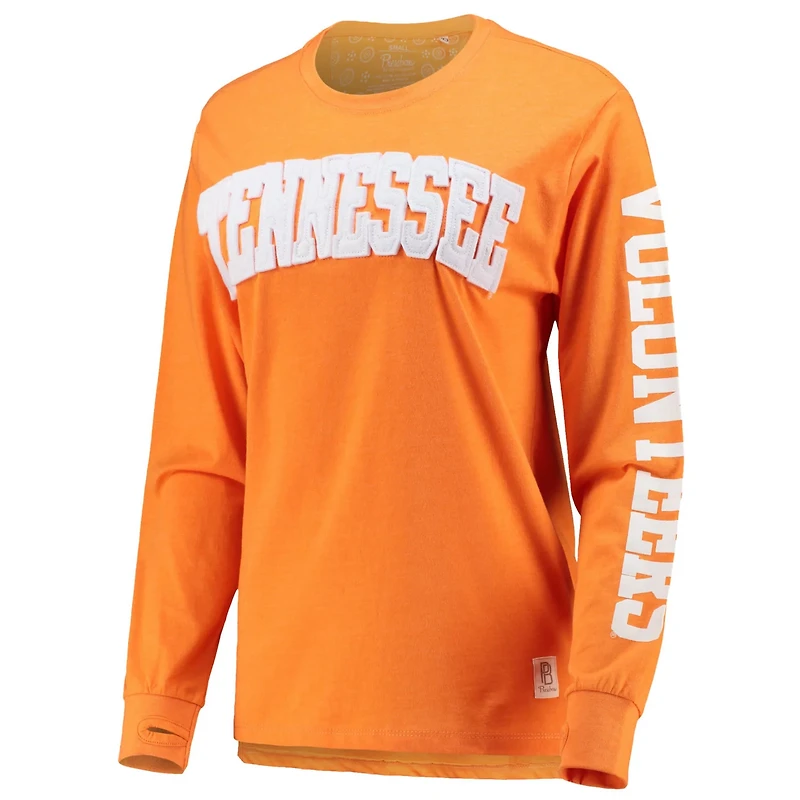 Pressbox Tennessee Volunteers Two-Hit Canyon Long Sleeve T-Shirt