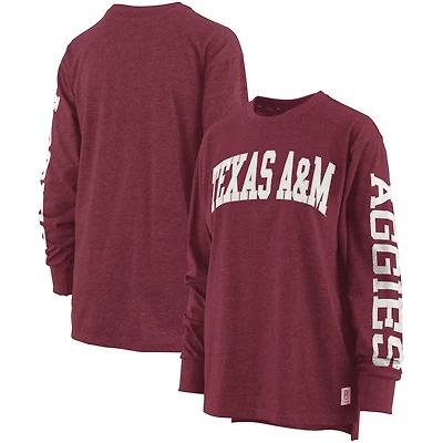 Pressbox Texas AM Aggies Two-Hit Canyon Long Sleeve T-Shirt